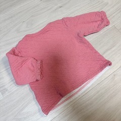 アンパンマン 80cm パジャマ 上下 長袖 ピンク 綿100%の画像