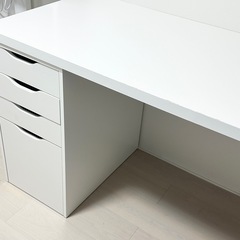 IKEA アレクス 引き出しユニット ホワイト ①　吹田市引取限定の画像