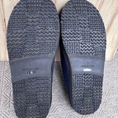 デニム調サンダル　幅広　大きいの画像