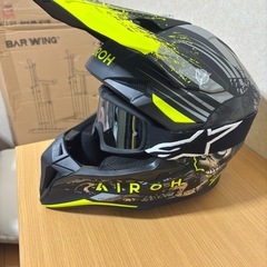 AIROH ヘルメット Mサイズ Alpinestarsゴーグル付きの画像