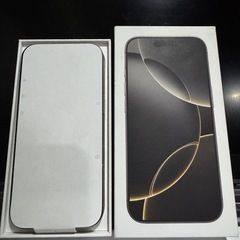 iPhone16pro　256 SIMフリー　バッテリー100%　未使用品　ネットワーク利用制限○の画像