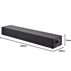 ニトリ  テレビ用 バースピーカー NTHB-52 (B) の画像