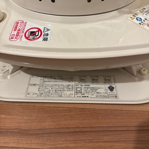 CORONA 石油ストーブSL-66B 2009年製 　