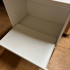 レンジ台 キッチン家具 台所 収納 RTAレンジ台 ホワイト 幅60×奥行40×高さ89cmの画像