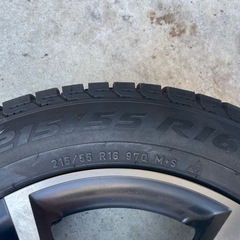 215/55R16 MAK スタッドレス　ホイールセット　バリ山　P.C.D.108　5穴　ピレリ　
の画像