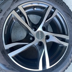 215/55R16 MAK スタッドレス　ホイールセット　バリ山　P.C.D.108　5穴　ピレリ　
の画像