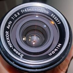 良品 Nikon Ai Zoom-NIKKOR 43-86mm F3.5 ★分解清掃済の画像