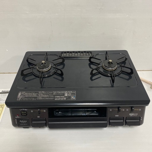パロマ 2口 ガスコンロ ガステーブル 都市ガス用 IC-S89R Paloma 2024年製 美品
