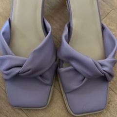 ロペピッニックパープルサンダル24.5㎝新品の画像