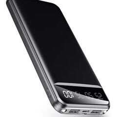 【新品】急速充電対応15000mAh スリムモバイルバッテリー ...