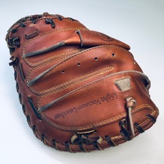 【メンテ済】SSK　キャッチャーミット　即戦力　ディンプル　小〜中学生向　軟式用の画像