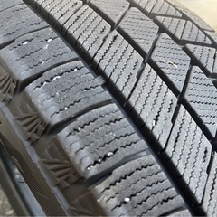 冬2本195/65R15 91Q ブリヂストンBSブリザックVRX3 倉庫保管ゴム質良ミゾ多バリ溝の画像