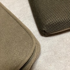 未使用　ニトリ低反発シートクッション2種の画像