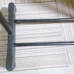 M650 伸縮ハンガーラック シングル 高さ・幅調節可 キャスター付の画像