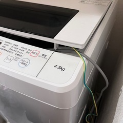 洗濯機4.5kg 【11/30までにう受け取り【】の画像