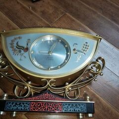 昭和レトロ / ゼンマイ式 30DAY 7JEWELS 置き時計 ジャンク品 11月中に引き取り希望の画像