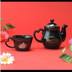白雪姫全2種セット プレミアムティーポット＆カップ ディズニーの画像