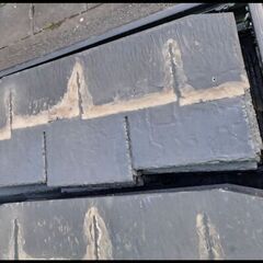 屋根改修DIYに★屋根材★瓦材★中古品★コロニアル★１００枚★早い者勝ち★の画像