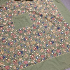 【差し上げます】正方形こたつカバー紅型の画像