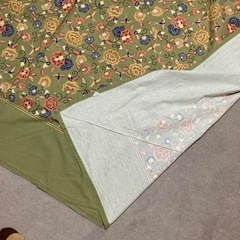 【差し上げます】正方形こたつカバー紅型の画像