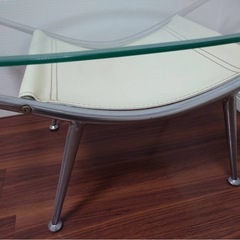 ガラス板　ミニローテーブルの画像