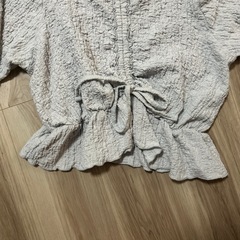 （決まりました♡）Ｌフリルトップス　ショート丈の画像