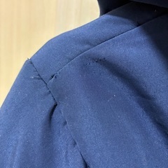 女の子　ネイビーダウンコート　150の画像