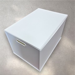 ニトリ　カラーボックス2コ　蓋1コ【中古】の画像