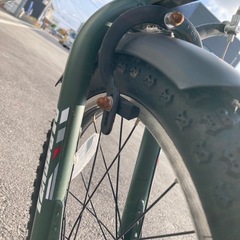 18インチ 子ども用自転車（補助輪・前カゴ付き／整備済み）の画像