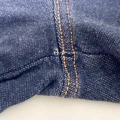 100 ユニクロ　ほぼ年中使える　ネイビー　ストレッチ長ズボン　ウエストゴム　2着セットの画像