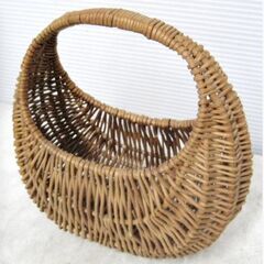 編みかご　バスケット　藤　まとめ売り　編み籠　ラタン　収納　インテリア　アンティーク　収納雑貨　ナチュラル　509ZSの画像