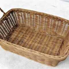 編みかご　バスケット　藤　まとめ売り　編み籠　ラタン　収納　インテリア　アンティーク　収納雑貨　ナチュラル　509ZSの画像