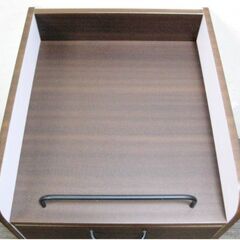 デスクワゴン　キャビネット　収納ラック　キャスター付き　サイドワゴン　引き出し2杯　書類整理　オフィス　収納ワゴン　514ZSの画像