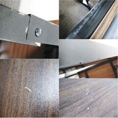 折りたたみ　デスク　コンパクト　幅80㎝　パソコンデスク　ワークデスク　勉強机　作業台　テーブル　省スペース　515ZSの画像