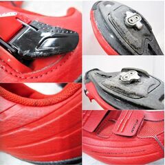 SHIMANO　ビンディングシューズ　SH-RP300ER　27.8㎝　44E　限定カラー　レッド　ロードバイク　赤　シマノ　506ZSの画像