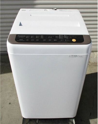【　3ヵ月保証　】Panasonic　7.0㎏　洗濯機　NA-F70PB12　２～3人使用OK　動作良好　つけおきコース搭載　2019年製　パナソニック　517ZS