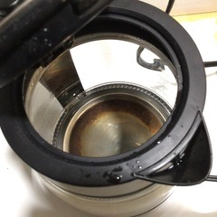 dretec(ドリテック) 電気ケトル ガラス 1.0L LEDライト付き 900Wの画像