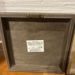 未使用　木製アートパネル　2枚セットの画像