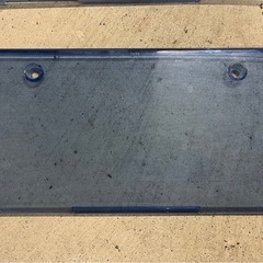 ナンバーカバー　当時物　普通車　ブルー　中古  中　　の画像