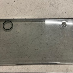 ナンバーカバー　当時物　普通車　スモーク　中古  中古の　　　　の画像