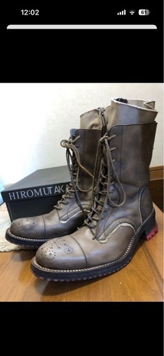 HIROMU TAKAHARA ブーツ GLAY HISASHI着用