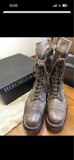 HIROMU TAKAHARA ブーツ GLAY HISASHI着用