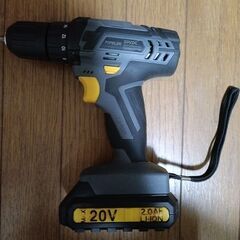 電動ドリル コードレス バッテリー20V 2.0Ah TOPELEKの画像