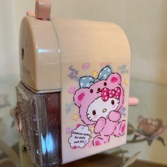 ハローキティ 手動式シャープナー ピンクの画像