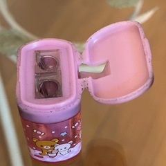 リラックマ シャープナー ピンクの画像