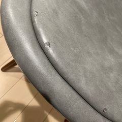 ダイニングチェア　グレー　1脚　椅子　スツールの画像