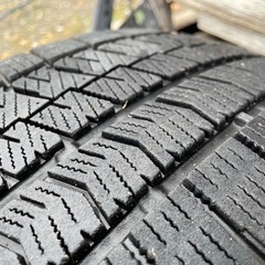 希少 V35 スカイライン 350GTプレミアム純正 RAYS製ホイール レイズ ブリヂストン ブリザック BLIZZAK VRX2 2020年製 215/55R17 4本 手渡の画像