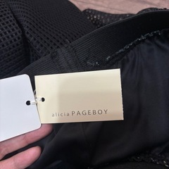 新品❣️ アリシアページボーイ　メッシュフレアスカートの画像