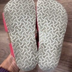 ビルケンシュトック BIRKENSTOCK サンダル お花モチーフ　 20.5の画像