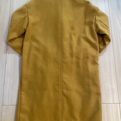 ＊アメリカンホリック：サイズM：キレイなからし色のロングコート＊の画像